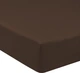 Простынь на резинке MirSon 0211 Cacao 100х200х25 (2200001084964) - изображение 1