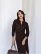 Сукня Romance Larionoff 46-48 коричневий (Romance_brown) - зображення 4