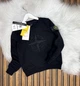 Дитячий світшот на хлопчика Stone Island 170-176 см чорний 01 - зображення 1