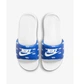 Тапочки мужские Nike Victori One Slide Print Blue/White 46 CN9678-400 - изображение 4