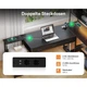 Компьютерный стол Coleshome, угловой, черный - изображение 7