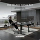 Компьютерный стол DESKSPACE, с электрической регулировкой высоты, 160 × 130 × 70 см - изображение 8