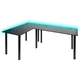 Компьютерный стол SyberDesk, с регулировкой высоты, 185 × 120 см - изображение 6