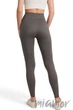Леггинсы бесшовные в рубчик без пуш-ап GIULIA Leggings RIB model 02 S/M Темно-серый - изображение 3