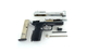 Стартовый пистолет Kuzey F92 shiny chrome, с доп. магазином (Beretta 92) - изображение 4