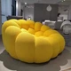 Диван безкаркасний Bubble Sofa м'яка кушетка, крісло 120×113×70 см жовтий - зображення 3