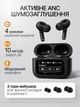 Беспроводные вакуумные блютуз наушники Lexego Air 9 Pro 2 для IOS и Android с сенсорным экраном и шумопоглощением ANC Bluetooth Black A9Pro5-B - изображение 4