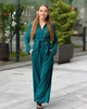 Женский костюм из креп жатки рубашка и штаны Изумрудный Maybel M 412 (4190_3) - изображение 6