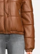 Куртка из искусственной кожи женская Guess 312700026 XL Коричневая (1159864166) - изображение 3