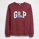 Свитшот на флисе женский GAP 189558274 XL Бордовый (1162211333) - изображение 5