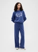 Свитшот на флисе женский GAP 53158644 M Синий (1162239516) - изображение 3