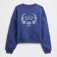 Свитшот на флисе женский GAP 53158644 M Синий (1162239516) - изображение 5