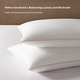 Подушка для глубокого сна Hilton Hotel Pillow, шейный отдел, класс А, 60 нитей хлопка, антибактериальное волокно, моющаяся, низкая подушка. - изображение 7