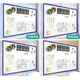 Настенная доска Flybook 50x100 см, мягкая, легко снимается, не повреждая стены, небольшая магнитная доска, доска для записей на совещаниях в офисе, подвесная магнитная доска, стираемая доска для рисования для дома и детей, обои для рисования в стиле дудл. - изображение 2
