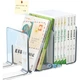 Чотирирівнева прозора підставка для книг Shuxing, підставка для книг на робочому столі для студентів, акрилова полиця-органайзер, розділена книжкова полиця, органайзер для столу, креативна підставка для книг своїми руками - зображення 2