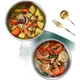 Тарілка для пельменів Onlycook з нержавіючої сталі 304, велика рибна тарілка, глибока форма для страв та стейків, діаметр 20 см/шт. - зображення 1