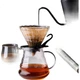 Кавоварка CLITON Pour-Over, скляний фільтрувальний стаканчик з дрібною сіткою для домашнього використання, готує 1-2 чашки - зображення 3