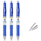 Гелевая ручка M&G Stationery K35 с выдвижным стержнем, для студентов, с маркировкой 0,5 мм, для деловых ручек, для врачебных рецептов, высококачественные канцелярские товары, синяя, 12 ручек в коробке - изображение 2