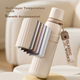 Термобутылка Cille с трубочкой 600 мл Milk Coffee White (XB-25132) - изображение 5