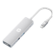 Док-станция HP Type-C, адаптер для компьютера Apple, многофункциональная док-станция расширения для MacBook, устройство чтения SD-карт, док-станция расширения HDMI/USB, адаптер для iPad, CT203C, серебристый. - изображение 4