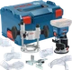 Akumulatorowa frezarka krawędziowa Bosch Professional GKF 18V-8 18 V 6–8 mm 10000–30000 obr/min (06016C2003) - obraz 1