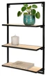 Półka ścienna Trends 4 You metalowa 3-poziomowa 40 x 12 x 65 cm 568196 (8720573549530) - obraz 1