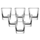 Стеклянная кружка Ocean Imported Glass Cup, кружка для зеленого чая, пивная кружка, термостойкая кружка для воды объемом 195 мл, в комплекте с подносом и подставкой для чашки. - изображение 4