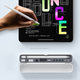 Чехол для стилуса ESCASE с конденсатором, подходит для хранения стилуса Apple Pencil второго поколения, защитный чехол для сенсорного экрана, чехол для хранения и защиты наконечника стилуса Huawei M-Pencil, серый. - изображение 12