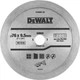 Диск пильний DeWALT алмазний кераміка/кахель, 76 х 1,0 х 9,5 мм, 1 шт. (DT20591) - зображення 1