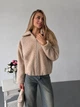 Жіноча демісезонна куртка букле Uaclothes 46 Бежевий (like39501-199421350) - зображення 2