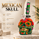 Бонг стеклянный Mexican Skull 25см - изображение 1