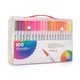 Професійний набір двосторонніх маркерів-лінерів Dual Brush Pens 100 кольорів у пластиковому кейсі - зображення 1