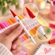 Професійний набір двосторонніх маркерів-лінерів Dual Brush Pens 60 кольорів у пластиковому кейсі - зображення 6