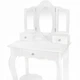 Туалетний столик Kinderplay Green Series білий матовий 105 x 60 x 38 см + Табурет у комплекті - зображення 8