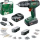 Акумуляторний ударний дриль-шурупокрут Bosch UniversalImpact 18V + 2х акумулятор 2.0 А·год + зарядний пристрій AL 18V-20 у кейсі (4053423225266) - зображення 1