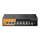 Коммутатор KeepLINK KP-9000 8-портовый PoE 2.5G с гигабитным аплинком, 135 Вт - изображение 1