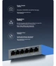 Коммутатор TP-LINK на 6 портов 100 Мбит/с с 4 портами PoE, для систем видеонаблюдения, разветвитель, модель TL-SF1006LP - изображение 6