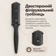 Набор для груминга котов и собак 4 в 1 - расческа, двусторонняя филировальная расческа, сложный нож и филировочные ножницы, черн - изображение 5