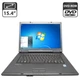 Ноутбук Fujitsu Esprimo Mobile V5535 / 15.4" (1024x768) TN / Intel Core 2 Duo T5750 (2 ядра по 2.0 GHz) / 4 GB DDR2 / 250 GB HDD / Intel Graphics / DVD-ROM / АКБ не держит б/у - изображение 1