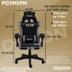Геймерское кресло DEXON ONYX G-062 из велюра, Dark Grey - изображение 7