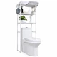 Полиця стелаж підлогова над унітазом Toilet Rack 56 х 24 х 154 см (R30893) - зображення 1