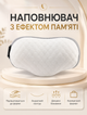 Массажная подушка для шеи ортопедическая с вибрацией и подогревом пена с эффектом памяти питание USB портативная для сна и отдыха - изображение 6