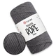 Пряжа-шнур YarnArt Macrame Rope 3mm, Темно-серый №758, 250 г / 63 м, хлопковый шнур для вязания, макраме, сумок, корзин и кашпо - изображение 1