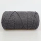 Пряжа-шнур YarnArt Macrame Rope 3mm, Темно-серый №758, 250 г / 63 м, хлопковый шнур для вязания, макраме, сумок, корзин и кашпо - изображение 3