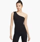 Майка жіноча Nike Dri-Fit Asymmetrical Tank Top Black M Чорний HJ2287-010 - зображення 1