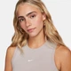Спортивний топ для фітнесу жіночий Nike W Nsw Essntl Rib Crp Tank L Бежевий FB8279-019 - зображення 4