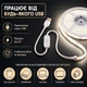 Светодиодная LED COB лента 3 метра, 320 LED на метр с сенсорной кнопкой USB 5V с регулировкой яркости, белый нейтральный, светильник для подсветки, питание от павербанка, 4000K - изображение 3