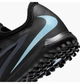 Сороконожки детские Nike Phantom 6 Low Acad Tf Black/Blue 38.5 HQ2038-003 - изображение 8