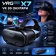 VR Очки 3D, шлем виртуальной реальности VRG Pro X7 Черные для телефонов с экраном от 5"-7" с черным пультом ДУ - изображение 1
