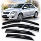 Дефлектори вікон вітровики Toyota Corolla 2007-2012 4D скотч SunPlex (SP-S-02) - зображення 1